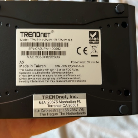TRENDnet coaxial network adapter - Picture 2 of 2